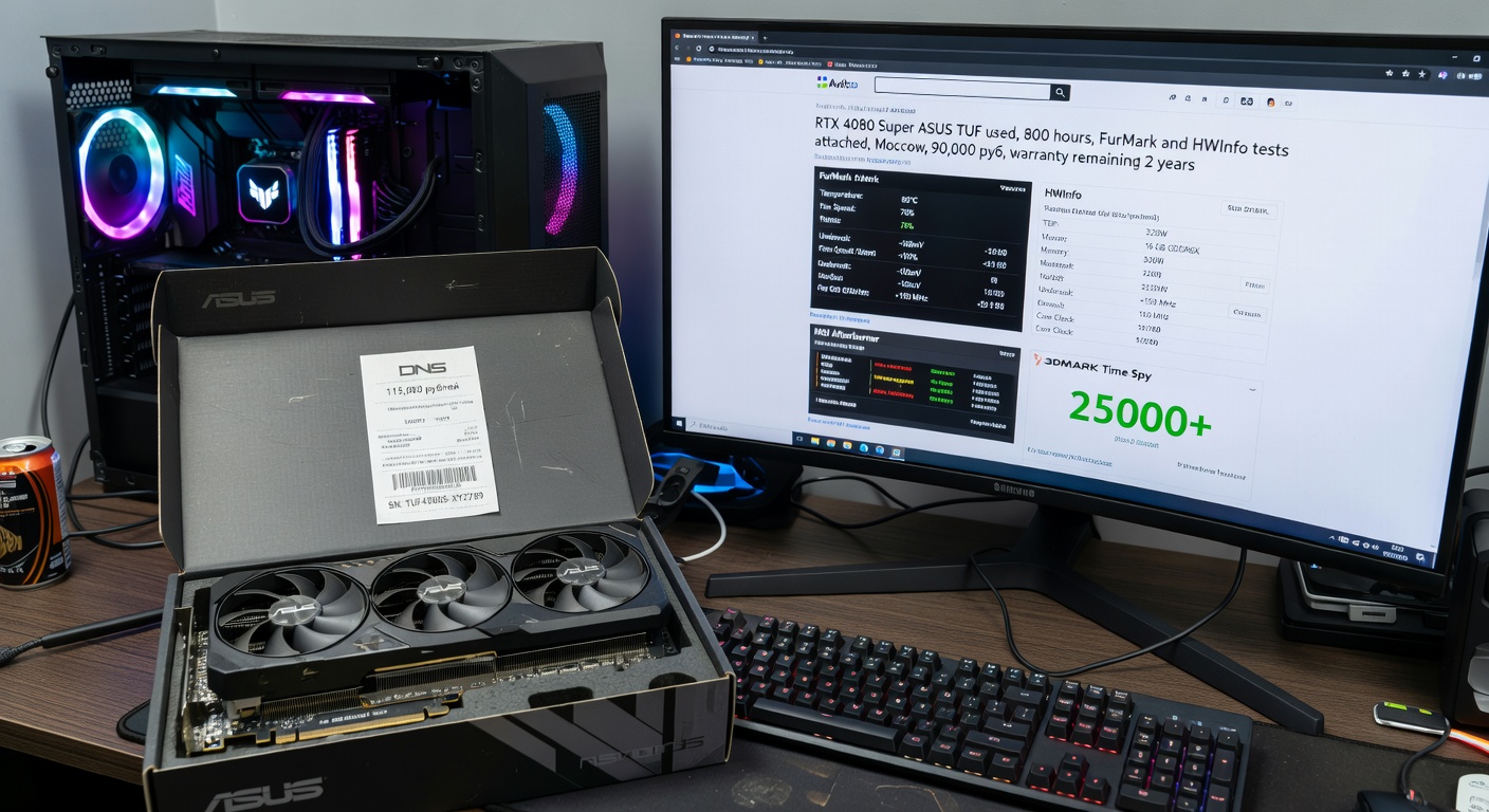 Перепродажа RTX 4080 Super через год использования: какую цену реально получить и как сохранить ликвидность