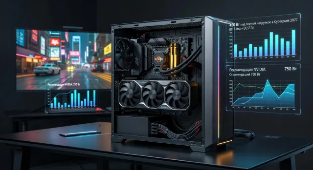 RTX 4080 Super купить под определённый блок питания: какой БП реально нужен и можно ли обойтись 750W